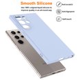 thumbnail image 5 of Ebizware Shockproof Silicon Slim Cell Phone Case for Samsung Galaxy S24 Ultra, Lavender, 5 of 9