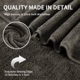 thumbnail image 3 of Beartech 8 Piece Bath Towels Set-2 Bath sheet,2 Hand Towel,4 Washcloths,Soft Lightweight Family Towel Highly Absorbent Microfiber Towel Quickly Dry & Less Lint Shower towel for Bathroom-Coffee, 3 of 11