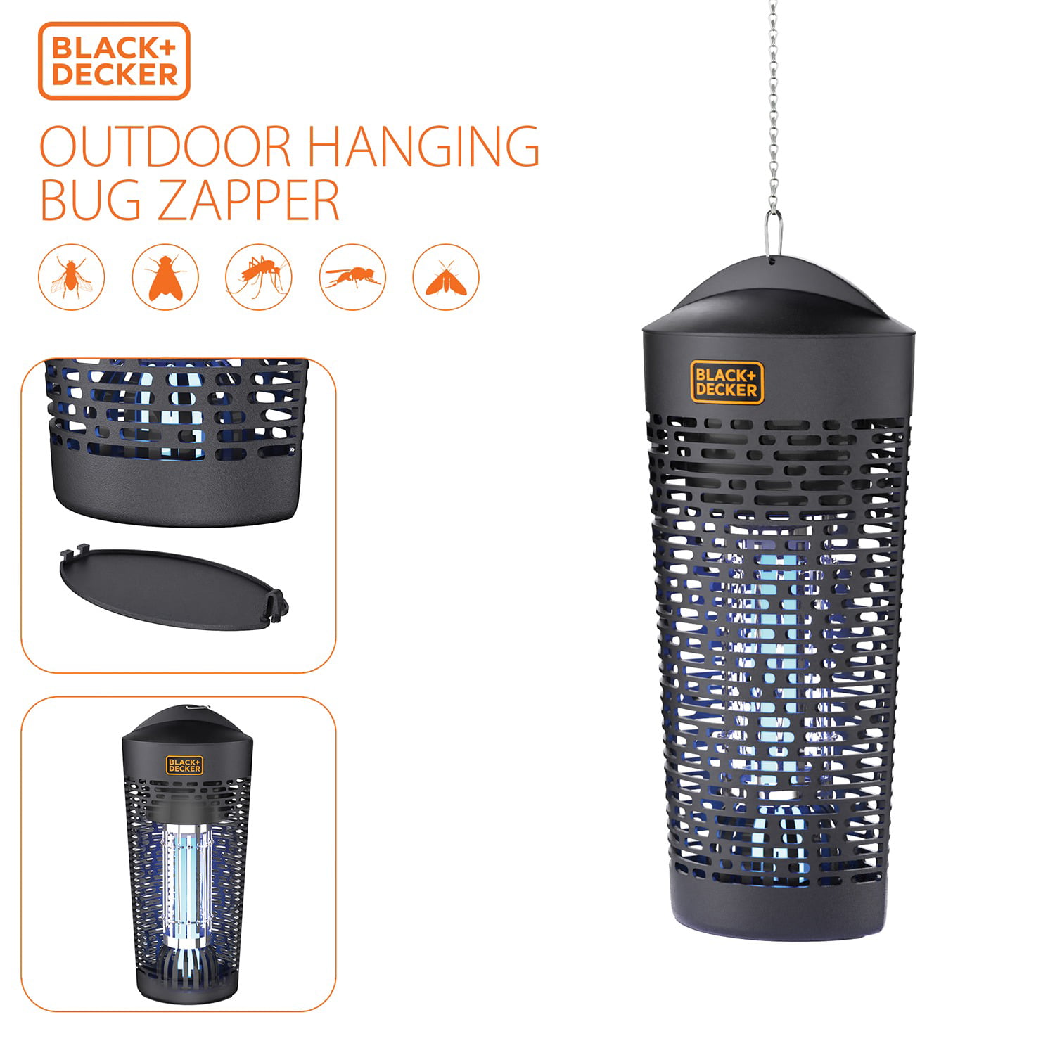 BLACK+DECKER 20-Watt Indoor/Outdoor (Non-Toxic) Bug Zapper CY- BDPC959 -  The Home Depot