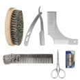 thumbnail image 2 of QKIIINQ 16pcs Set de Cepillo para Barba, Kit Cuidado de Barba para Hombre, Incluye Navaja Afeitar, Cepillo Barba, Barba Tijeras, Peine Barba, Peine de &aacute;ngulo recto, Regalos Perfecto para Ho, 2 of 7