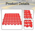 thumbnail image 6 of Wzmzjy Drainage Interlocking Floor Tile Grating Panel 40x40x4 cm Floor Mat with Drain Red, 6 of 6