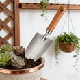 thumbnail image 4 of Truelles de Jardin Outil à Main en Acier Inoxydable Mini Truelle pour Désherber Planter Récolter Ail Rempoter Sol Extérieur, 4 of 6