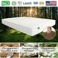 thumbnail image 2 of Palmpring Organic Cambay Full Mattress - Organic Coconut Coir 8” Extra Firm 1 Layer Comfortable Sleep Bed Dust Free, 2 of 6