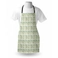 thumbnail image 3 of Green Apron Pastel Colored Floral Ornaments Soft Petals Leaves Vintage Artistic Garden Botany, Unisex Kitchen Bib Apron with Adjustable Neck for Cooking Baking Gardening, Multicolor, by Ambesonne, 3 of 3