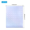 thumbnail image 2 of Uxcell 20Sheets A4 Self-adhesive Holographic Sticker Paper, Flower, 2 of 5