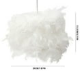 thumbnail image 4 of Feather Lamp Living Room Exhibition Hall Droplight Ceiling Shade Lamp Hanging Lamp, 4 of 10