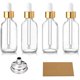 thumbnail image 1 of AOZITA Pack de 4 frascos goteros de vidrio de 60 ml con embudo, 1 of 9