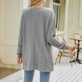 thumbnail image 4 of Vedolay Long Cardigans for Women Oversized Fall Dressy Winter Dress Coat Casual Jackets 2023 Gray,M, 4 of 5
