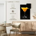 thumbnail image 4 of Elephant Stock Mango Cocktail Wall Art - Vertical Canvas Wall Art - Living Room Wall Decor - Food And Drink Canvas - Black And Yellow Decor - 8" x 12", 4 of 4