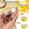 thumbnail image 2 of Uxcell 10mm Round Crystal Beads, 100 Pcs Glass Faceted Ball Beads for Jewelry Making, Lemon Yellow, 2 of 6