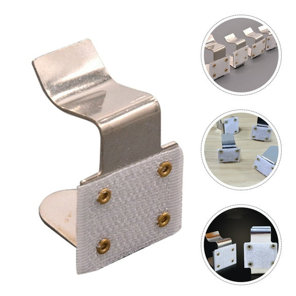 GOOHOCHY Outdoor Tablecloth Clamps Iron Tablecloth Clips Silver 20Pcs 1.38X1.18X1.18In