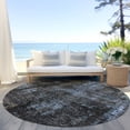 thumbnail image 6 of Addison Rugs Chantille Indoor/Outdoor Transitional Modern Graphite Washable Round Rug, 8' x 8', 6 of 6