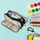 thumbnail image 4 of Estuche de lona para lápices, estuche de gran capacidad, estuche para lápices con 3 compartimentos para niños, material escolar, oficina, bolsa de maquillaje, 4 of 6