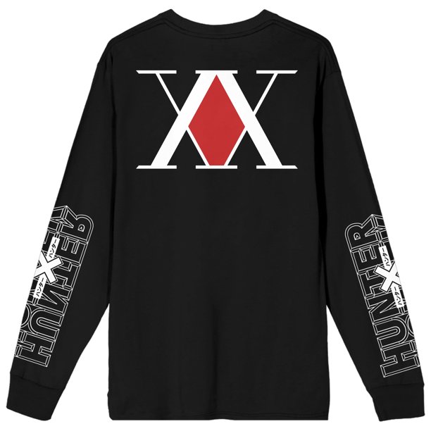 Hunter X Hunter Tonal Character Panels Crew Neck Long Sleeve Men