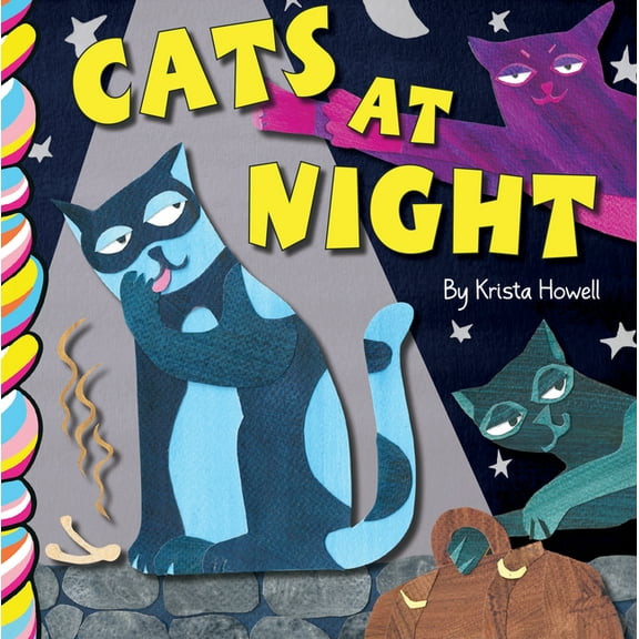 Goodnight Giggles Cats at Night, (Board Book)