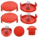 thumbnail image 4 of GAXIRE 4 juegos de accesorios para cortadora de césped, cubiertas de carrete de repuesto con resortes, 4 of 4