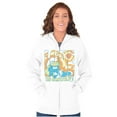 thumbnail image 3 of Vintage Smurfette Love is Smurf Zip Hoodie Sweatshirt Women Brisco Brands M, 3 of 5