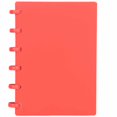 thumbnail image 3 of Carpeta con agujeros en forma de seta A6, cuaderno de papel de escritura recargable, suministros escolares de oficina (bloque rojo), 3 of 5