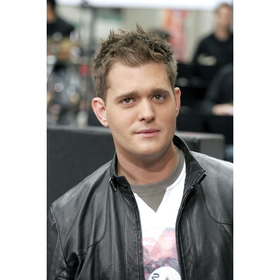 Michael Buble On Stage For Nbc Today Show Concert, Rockefeller Center, New York, Ny, August 19, 2005. Photo By Fernando LeonEverett Collection Celebrity (8 x 10)