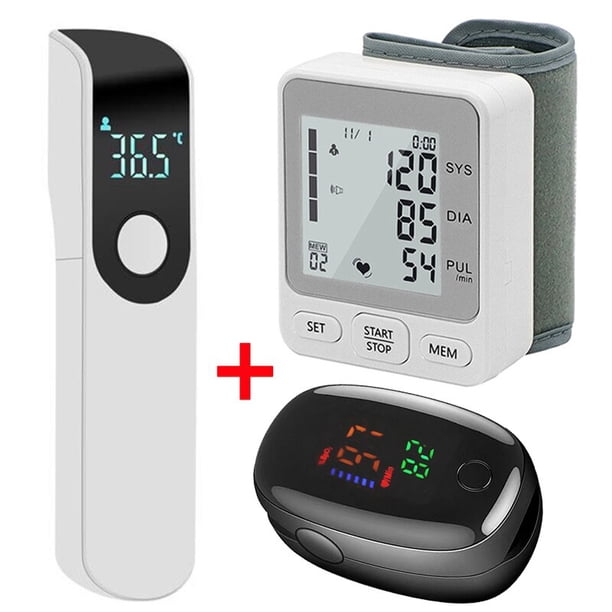 Monitor de presión arterial de muñeca Digital, medidor automático de presión arterial, frecuencia cardíaca, pulso, esfigmomanómetro portátil, tonómetro