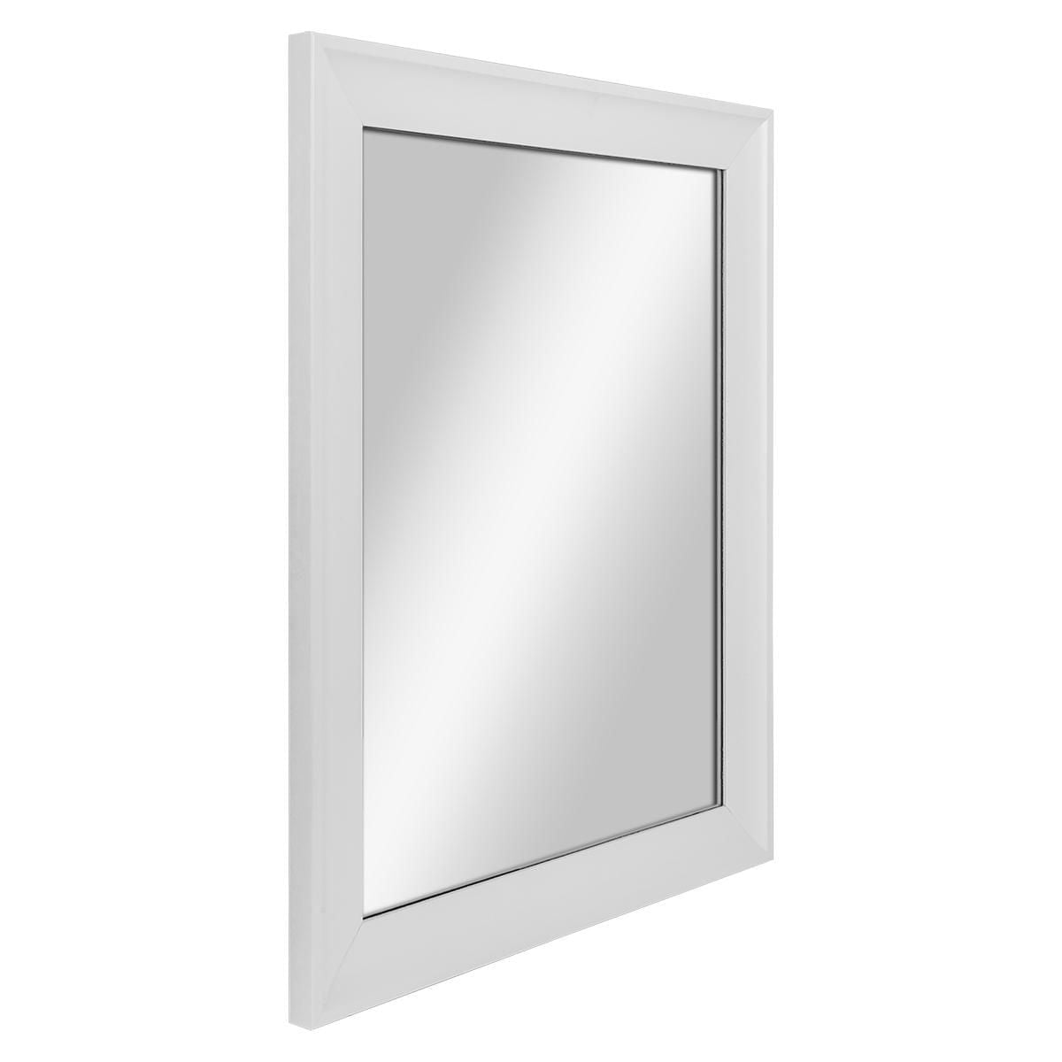 Hometrends Franco Wall Framed Mirror, 19x23", Bright White, 19x23in