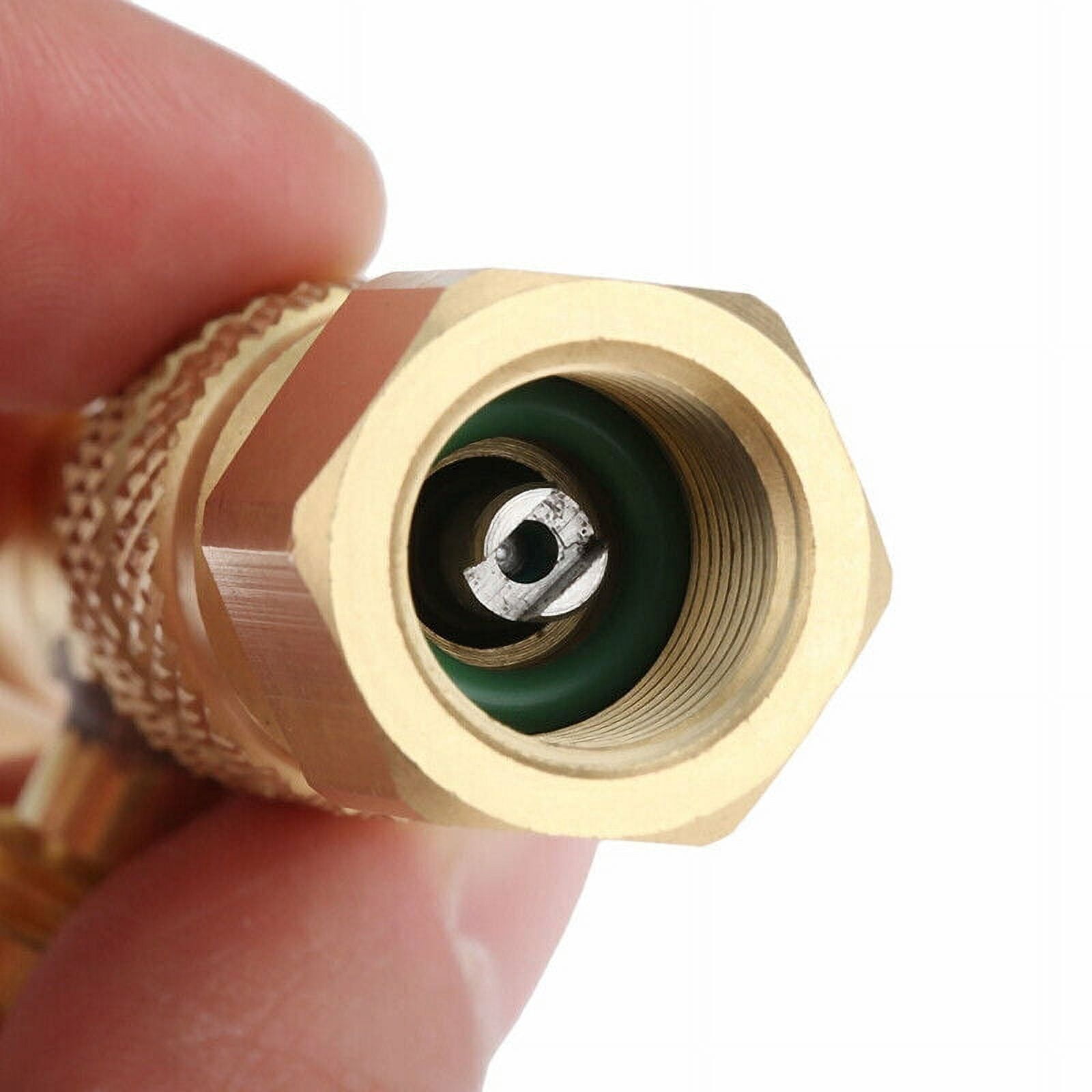 JIAHAOO Efficient HVAC Maintenance Solution: Valve Core Remover Installer Tool with Dual Size Connectors