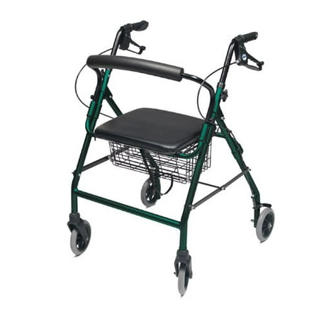 Walkabout Wide 4-Whl Rollator Teal