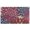 Red and Blue, variant on Red and Blue Floral Pattern Door Rugs,Washable Non Slip Door Mats Indoor,Decorative Door Mats,Entry Mat Indoor for Entrance,Bedroom,Kitchen,Bathroom,17"x30"