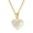 Letter B, variant on Shell Initial Necklaces for Women Heart Letter A-Z Pendant Name Gold Plated Stainless Steel Chain Dainty F Alphabet K Cute Statement Personalized Jewelry Gold G