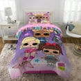 thumbnail image 2 of LOL Surprise Kids 2-Piece Twin/Full Comforter Set, Reversible, Microfiber, 2 of 13