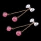 thumbnail image 3 of 2 Piezas Diamante Crystal Bow Ftback Adorno Con Bor Pendientes De De Cristal Para Botones Decorativos, Pinzas Para El cabellero, Bolsos Colgantes, Caja Del Teléfono DIY Y Accesorios rosado BLESIY Botones de adornos de cristal, 3 of 8