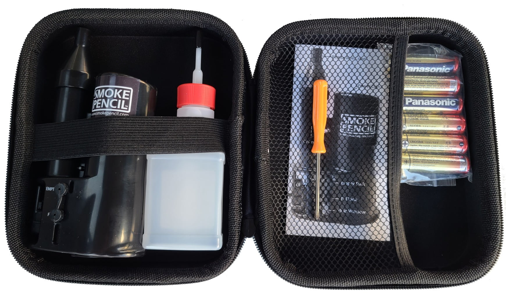 Smoke Pencil ONE Air Leak Detector Tool Kit, Handheld Smoke Draft Detector  with 3 oz Non-Toxic Fog Juice 