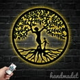 thumbnail image 3 of Handmadetneonsign Mother Tree and Daughter Metal Sign Wall Art LED Light, Mother and Daughter, 3 of 5