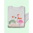 thumbnail image 3 of Christmas With Flamingo Sweatshirt Women -SPIdeals Designs, Female 5X-Large, 3 of 4