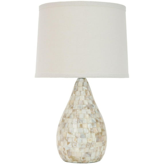 Safavieh Lauralie 20.5 in. H Capiz Coastal Shell Table Lamp