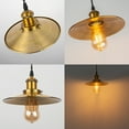 thumbnail image 2 of Kiven 1-Light Plug in Pendant Light,Industrial Hanging Light with 15FT Cord, Remote Control, Timer,Dimmable Ceiling Pendant Light Gold Finish, 2 of 7