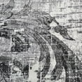 thumbnail image 2 of RUGSOTIC CARPETS MACHINE MADE HEATSET POLYPROPYLENE AREA RUGS - 3'2''x10', Runner Shape, Silver Color, Floral Modern Design, High Pile Machine Made Area Rugs for Living Room, Bed Room (M00056), 2 of 6