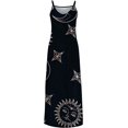 thumbnail image 3 of LAICAIW Robe d'Été Teinture sur Nœuds Florale Col en V Aguichant Sans Manches Femme Longue Mode Ample Maxi Robes Plage Fête Robe d'Été, 3 of 4
