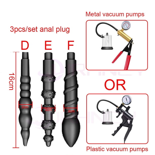 2023 New Vacuum Anal Pump Prostate Massage Anal Dilator Buttplug For Women Breast/Vagina Sucking Adult Sex Toys Anal Plug