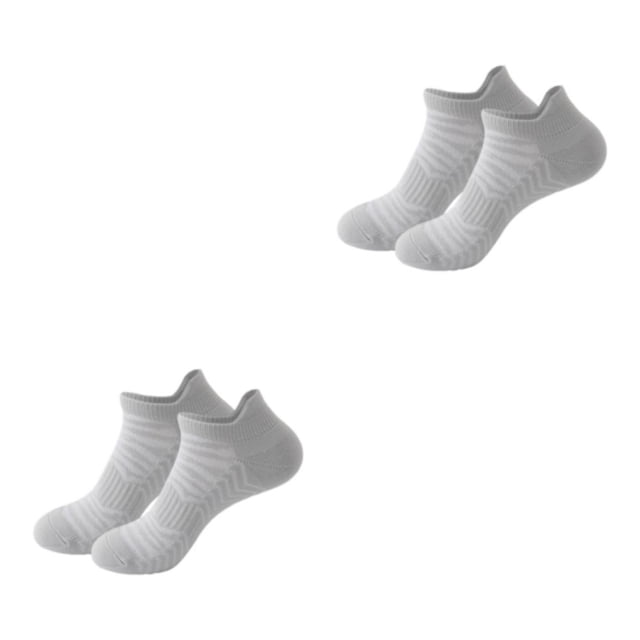 Calcetines Minnieouse 2x Textura Cómodo Tela transpirable poliéster elástico Gris Femenino 2Conjunto