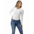 thumbnail image 2 of Womens Microfiber Compression Crew Neck Top Long Sleeve, 2 of 2