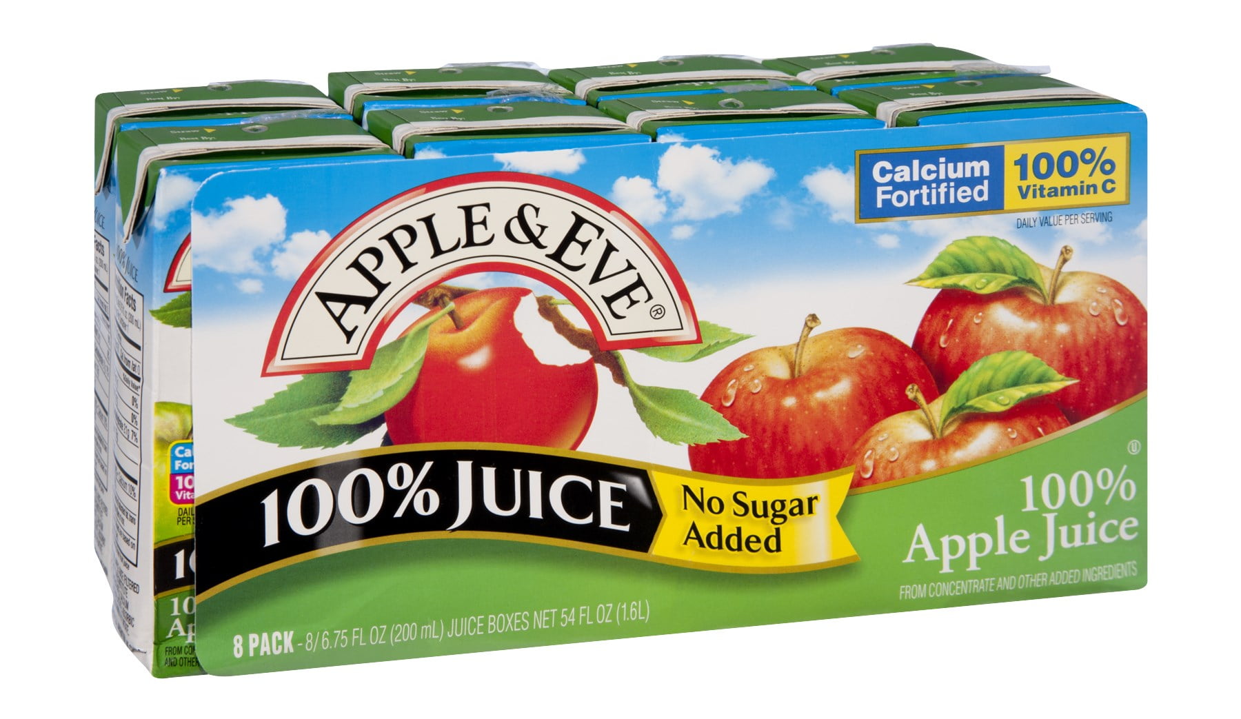 Apple & Eve Fruitables Juice, Apple, 6.75 Fl Oz (Pack of 54) Walmart