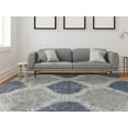 thumbnail image 3 of Kanoka 18 Navy-Gray Hand-Tufted Area Rug 7'6"x9'6", 3 of 3