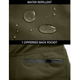 thumbnail image 3 of Little Donkey Andy Men's Quick Dry UPF 50+ Cargo Pants, Stretch Lightweight Outdoor Hiking Pants Capulet Olive M, 3 of 7