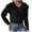 Black, variant on Pullover Sweater for Women Fashion Solid Color Loose Comfortable Knitwear Long Sleeved Round Neck Sweater Top White
