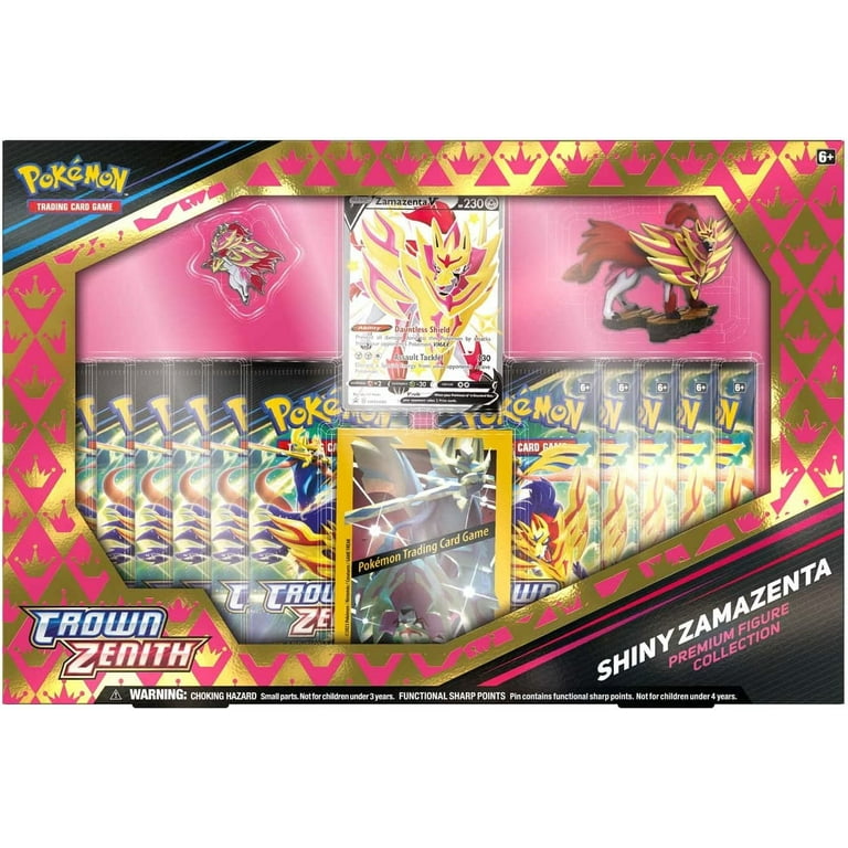 Crown Zenith Collectible Shiny Zamazenta Premium Figure Pack