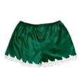 thumbnail image 4 of WCJM Women's polyester shorts including 1X Underwear Green Polyester Silk Satin FASHION Flowers Floral Lace Pajamas Underwear Women Shorts FASHION Lingerie, 4 of 4