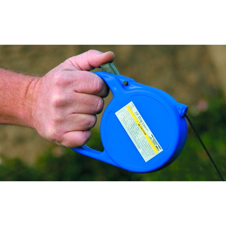 24 Foot Spring Loaded Retractable Reel Dog Leash