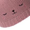 thumbnail image 5 of Oiyii Toddler Girls Bear‑Embroidery Double‑Pom Beanie Solid Winter Kids Headwear Party Cap, Pink, 5 of 5