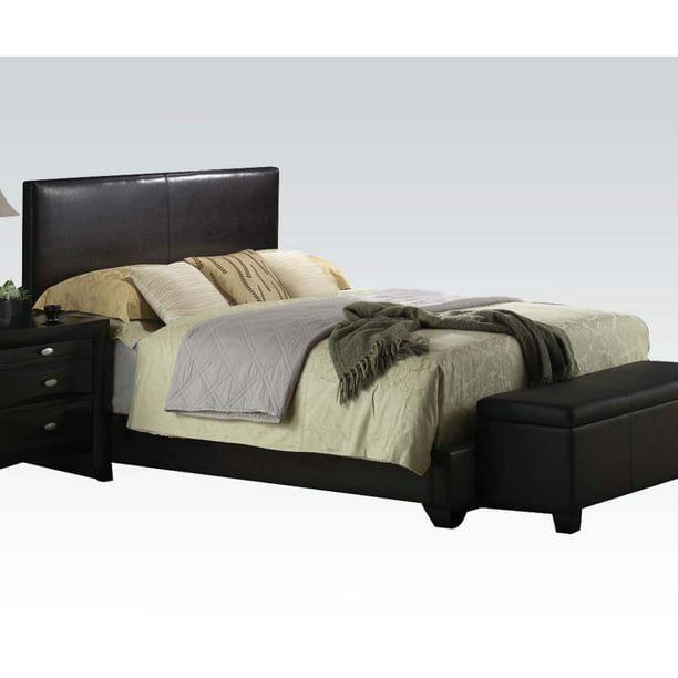 Modern Pu Leather Bed Frame With Tufted, Bed Frame Side Panels